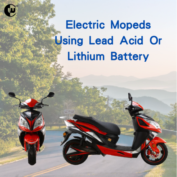 Electric Mopeds Using Lead Acid Or Lithium Battery